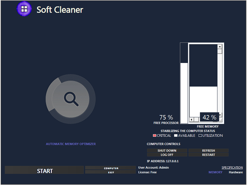 Soft Cleaner software